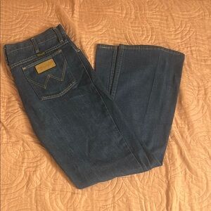 1970s Women’s Flare Wrangler Jeans